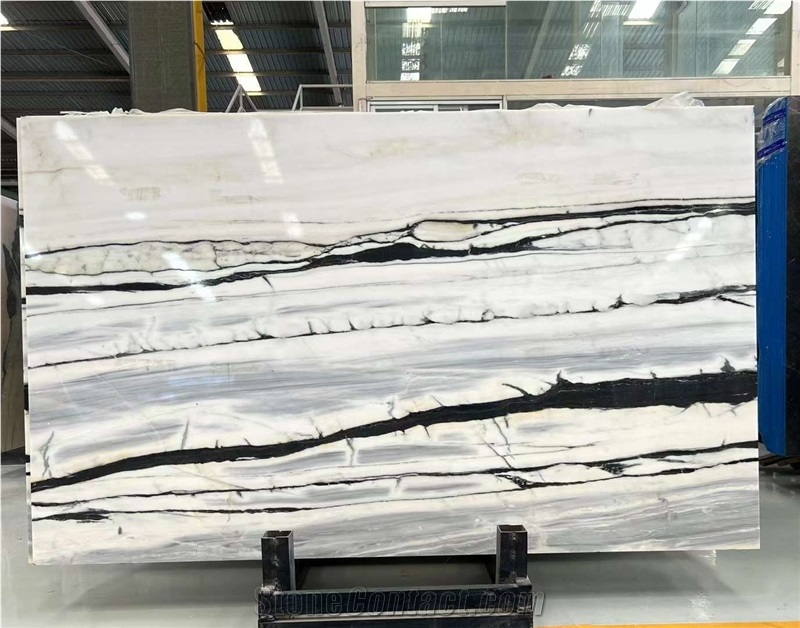 Panda White Marble Slabs