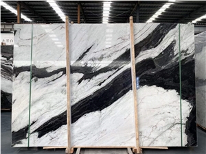 Panda White Marble Slabs