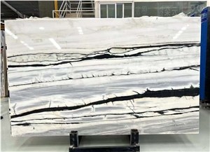 Panda White Marble Slabs