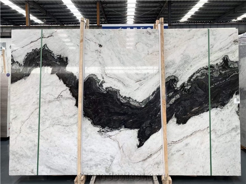 Panda White Marble Slabs