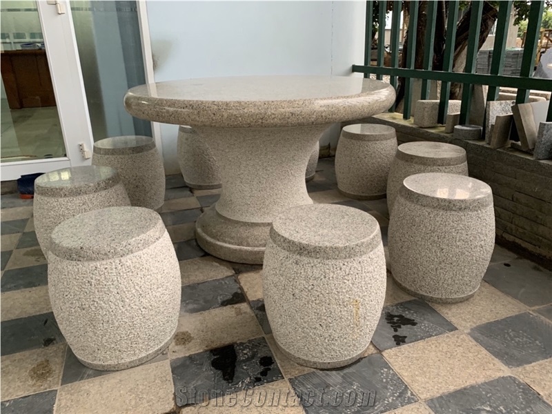 Granite Stone Table Set