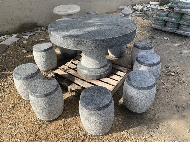 Granite Stone Table Set