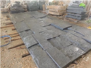 G654 Sesame Black Impala Grey Granite Split Face Tiles