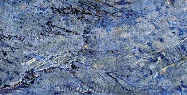 Azul Bahia Granite Slabs For Walls Decor