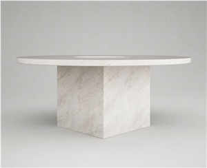 Dining Table Afyon White Marble Marble Tables