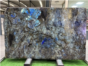 Labradorite Blue Flower Granite Slabs