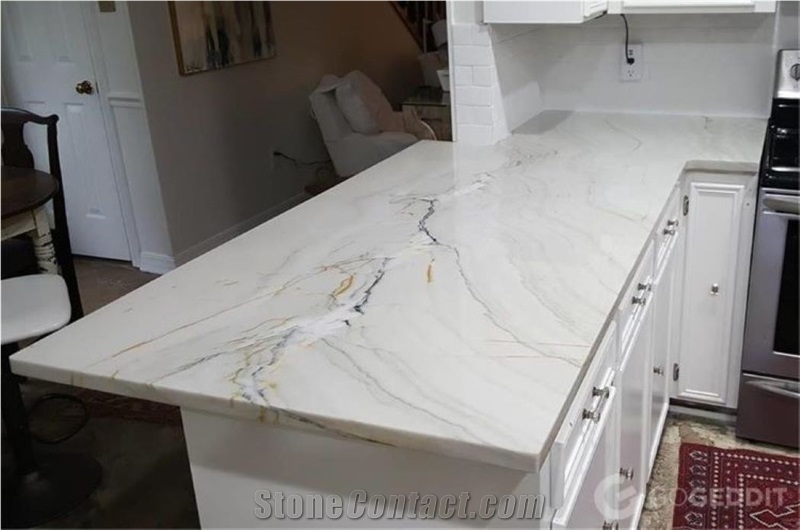 Nuage Quartzite Slabs For Kitchen Countertop Table
