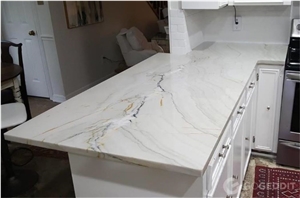 Nuage Quartzite Slabs For Kitchen Countertop Table