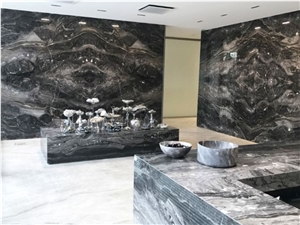 Orobico Black Marble Iride Nero Slabs