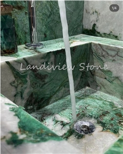 Patagonia Green Quartzite Bathroom Countertop