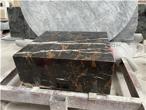 Portoro Gold Marble Coffee Table Stone Furniture