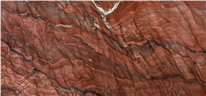 Red Fusion Mirage Quartzite Slabs For Kitchen Bathroom Red Fusion Mirage Quartzite Slabs For Kitchen Bathroom