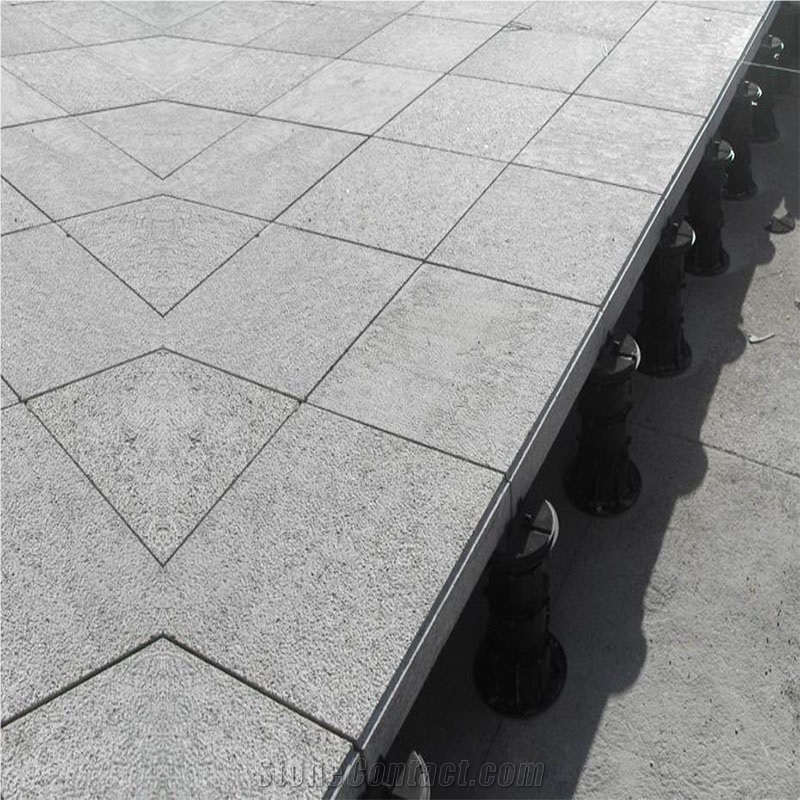 New G603 Sesame White Granite Flamed Paving Stone