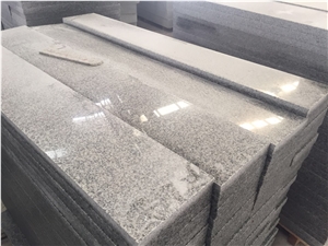 New G603 Sesame White Granite Polished Stone Stair/Steps