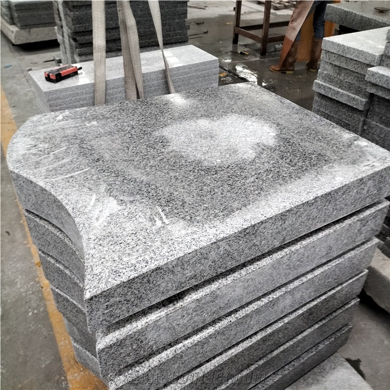 Wuhan Sesame White Granite G603 Headstone, Gravestone