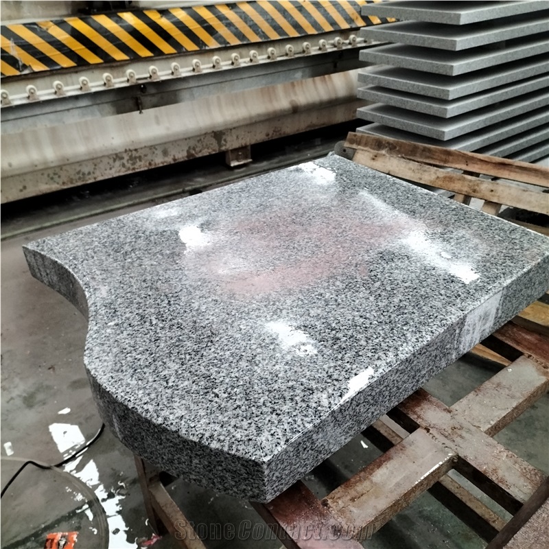 Wuhan Sesame White Granite G603 Headstone, Gravestone