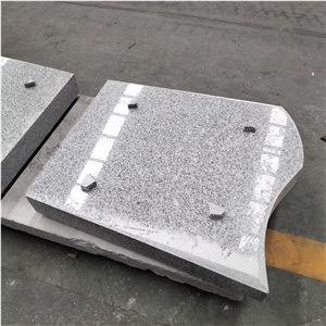 Wuhan Sesame White Granite G603 Headstone, Gravestone