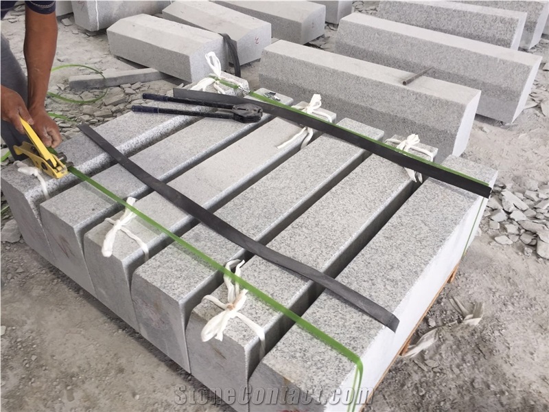 Wuhan Sesame White Granite G603 Kerbstones