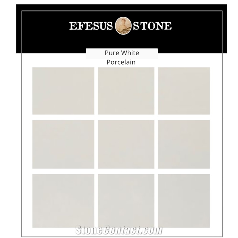 Pure White Porcelain-Porcelain Slabs
