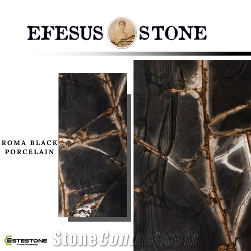Roma Black Porcelain