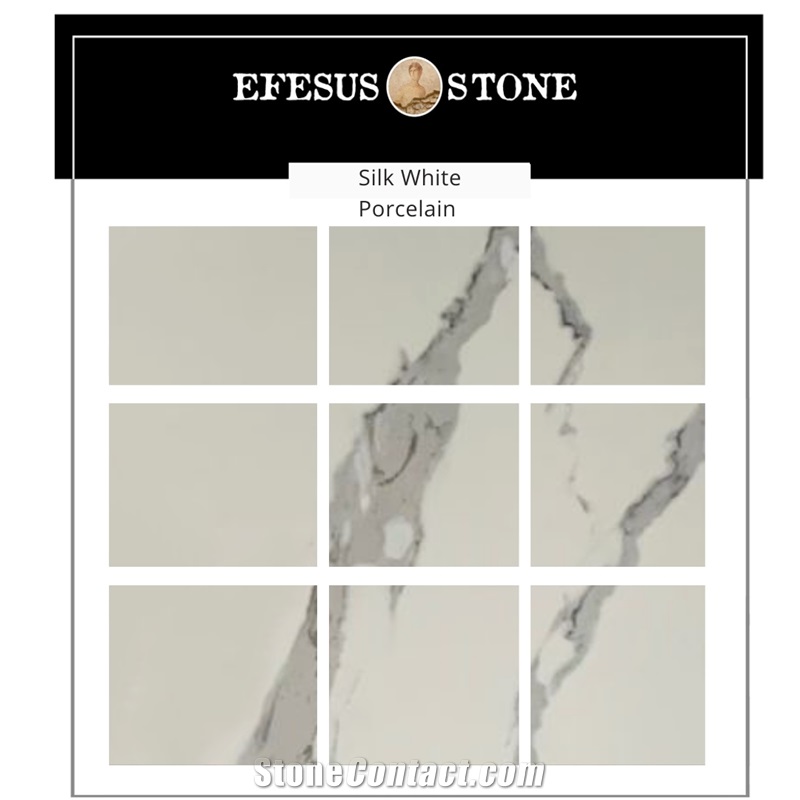 Silk White Porcelain-Porcelain Slabs
