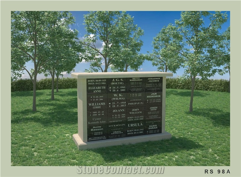 RS98A/B Rustenburg Granite Columbarium Niches,Cemetery Niches