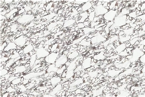China Sintered Stone Calacatta White Vein Big Polished Slab