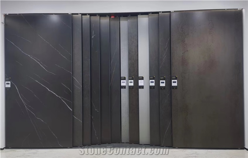 Noir Aziza Black Vein Sintered Stone Polished Slab