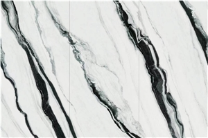 Sintered Stone Panda White Vein Big Wall Slab Tile