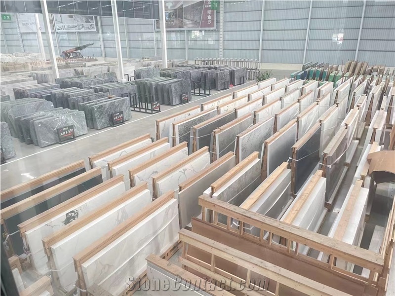 Sintered Stone Panda White Vein Big Wall Slab Tile