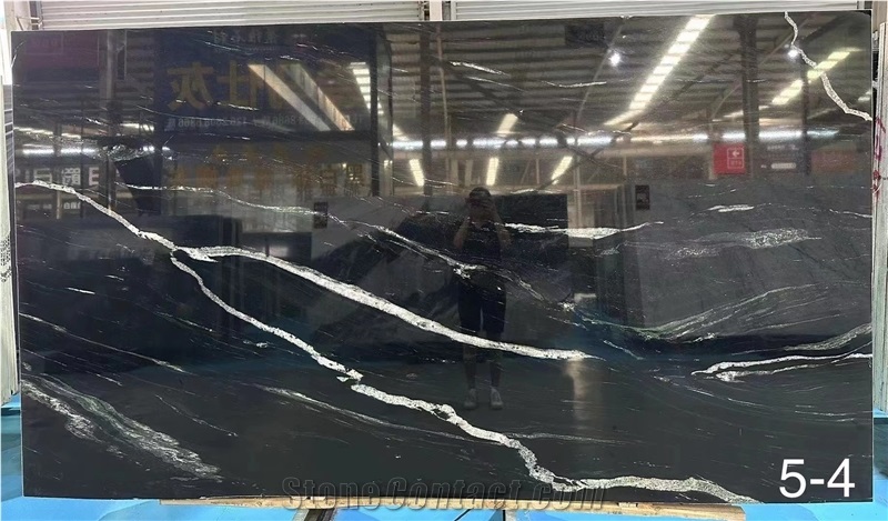 Angola Black Macondo Black Quartzite Big Slab Tile