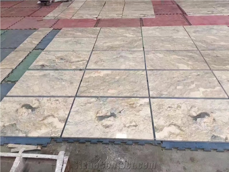 Chinese Ocean Star Marble Polished Slabs For Outdoor Design