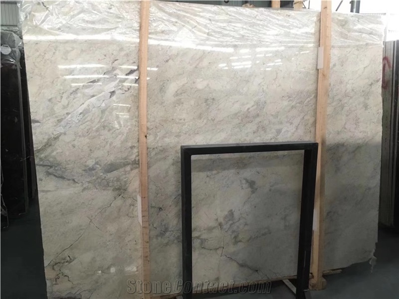 Chinese Ocean Star Marble Polished Slabs For Outdoor Design