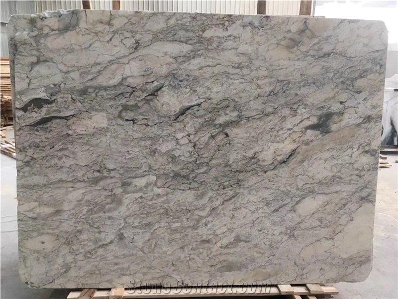 Chinese Ocean Star Marble Polished Slabs For Outdoor Design