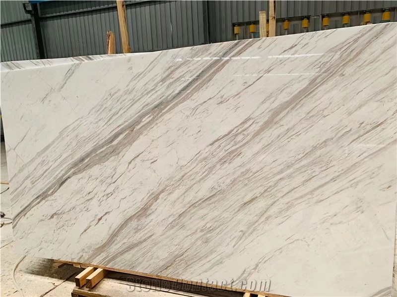 Greece Volakas Venus Jazz White Big Polished Tle Slab