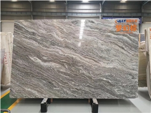India Aurora Fantasy Fantasy Brown Marble Slab Tile