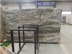 India Aurora Fantasy Fantasy Brown Marble Slab Tile