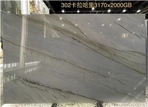 Luce Di Luna Quartzite Blanco Lunar Bookmatched Big Slab