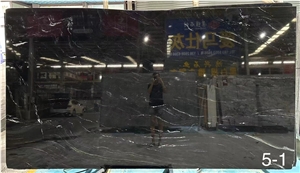 Macondo Black Quartzite Angola Black Big Slab Projet Tile