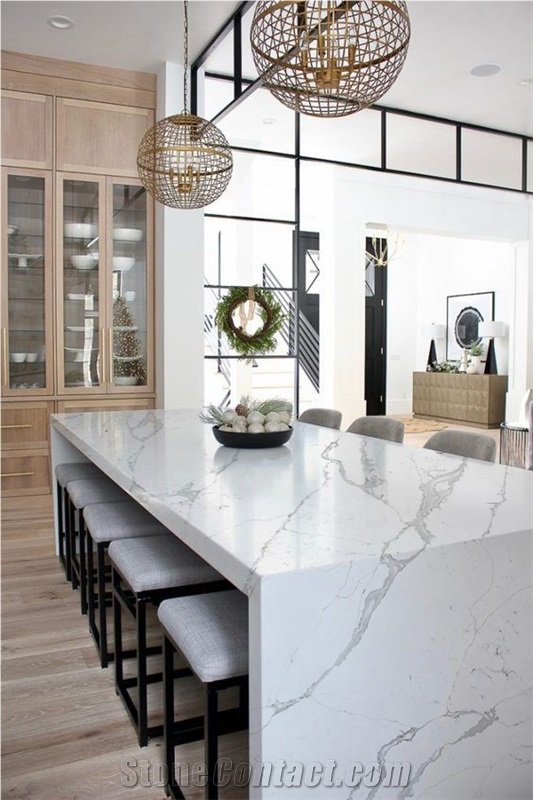5007 Artificial Quartz White Quartz Countertop