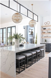 5007 Artificial Quartz White Quartz Countertop