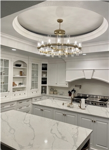 5007 Artificial Quartz White Quartz Countertop