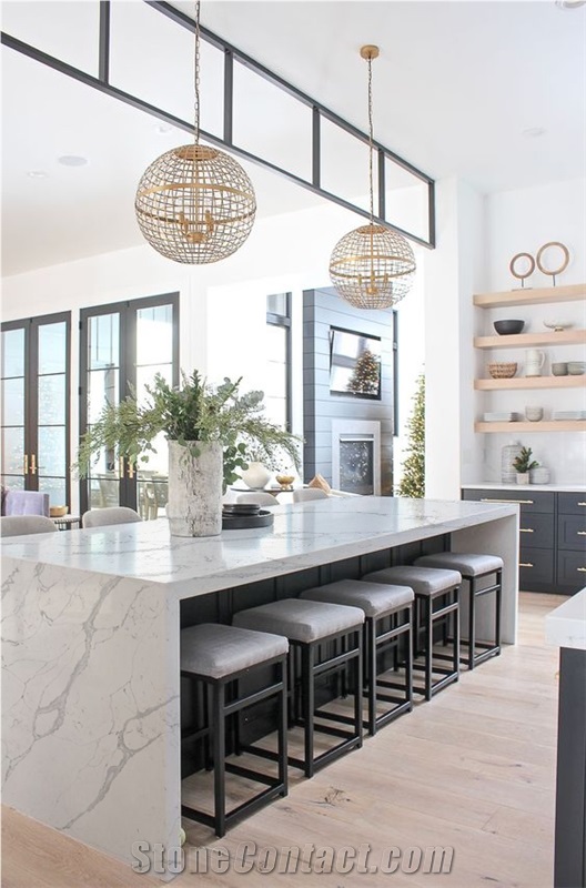 5007 Crema Marmi Artificial Stone Kitchen Tops