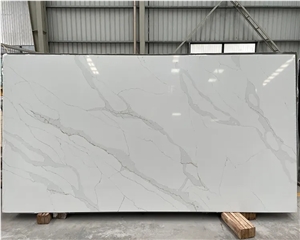 5052 Calacatta Leon Artificial Quartz Slabs 5052 Calacatta Leon Artificial Quartz Slabs