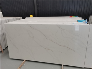 5052 Calacatta Leon Artificial Quartz Slabs