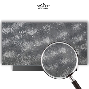 6003Concrete Artificial Quartz Tiles Polished Grey Slabs