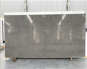 Popular 6013 Turbin Grey Quartz Slabs