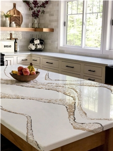 Wholesale 5004 Artificial Quartz Kitchen Countertop