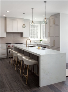 Wholesale Price 5005 Statuario Elisno White Quartz Tops