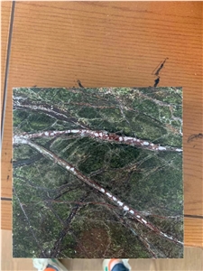 Amazon Style Forest Green Marble Natural Slab